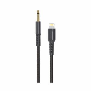 Metal Braided Lightning to AUX Cable 1.2m