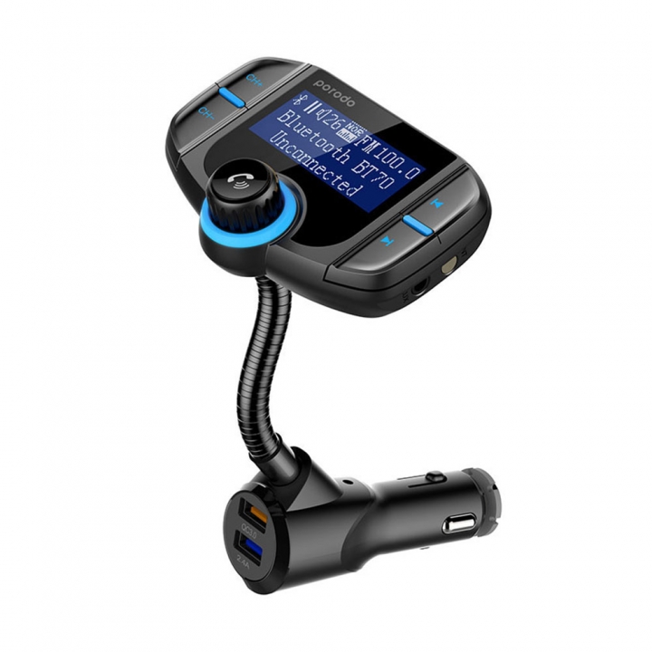 Wireless Hands-Free Car Kit 2.4A QC3.0 - Image 2