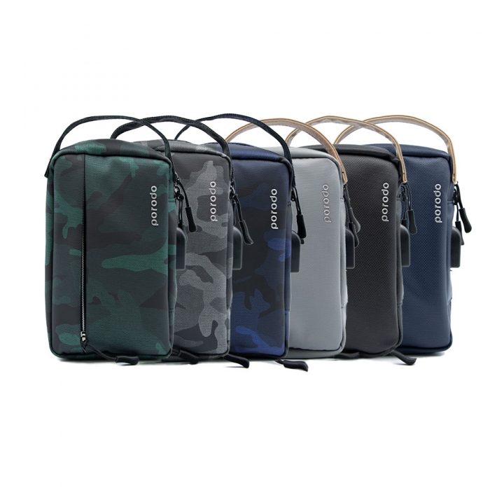 Convenient Leather Storage Bag 8.2" - Image 4
