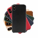 High Classic Leather Back Case For iPhone Xs Max